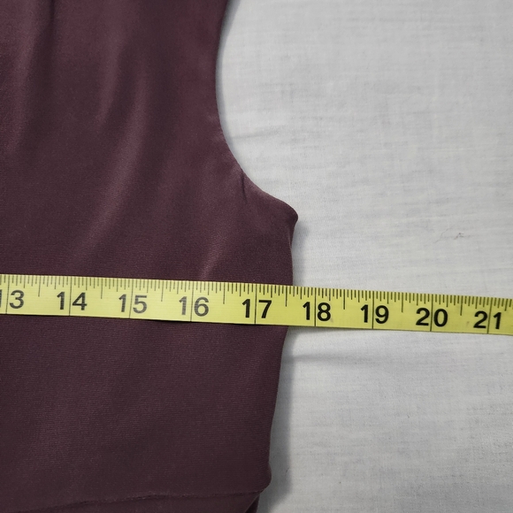 Lauren Ralph Lauren Womens Size 14 Brown Taupe Dress With Rouching Wedding - Picture 5 of 5